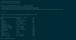 Пример сравнения Docker-образов с container-diff Пример сравнения Docker-образов с container-diff