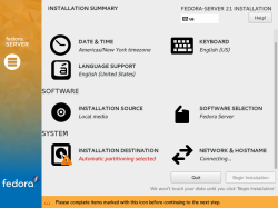 Fedora 21 Server теперь доступна на устройствах с архитектурой POWER и AArch64 Fedora 21 Server теперь доступна на устройствах с архитектурой POWER и AArch64