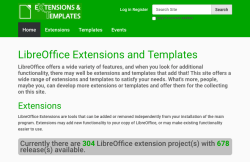 Обновлённый сайт LibreOffice Extensions & Templates Обновлённый сайт LibreOffice Extensions & Templates