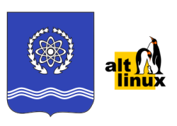 Герб Обнинска и логотип ALT Linux Герб Обнинска и логотип ALT Linux
