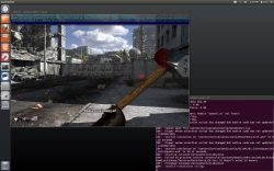 Игра Serious Sam 3 запущена в Ubuntu Linux Игра Serious Sam 3 запущена в Ubuntu Linux