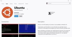 Linux-дистрибутив Ubuntu в Windows Store
