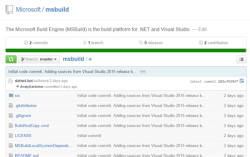 Исходный код MSBuild теперь доступен на GitHub Исходный код MSBuild теперь доступен на GitHub