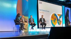 Обсуждение будущего Linux на конференции IBM Enterprise (крайний справа — Патрик Сэлнер) Обсуждение будущего Linux на конференции IBM Enterprise (крайний справа — Патрик Сэлнер)