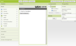 Интерфейс App Inventor Интерфейс App Inventor