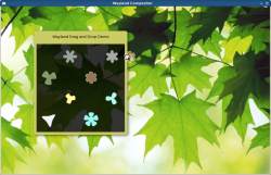 Демонстрация drag and drop в Wayland Демонстрация drag and drop в Wayland