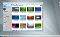 Рабочий стол KDE 4.8 и Dolphin