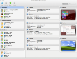 Графический интерфейс VirtualBox Графический интерфейс VirtualBox