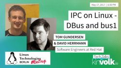 Выступление про bus1 на Linux-встрече в Берлине (май, 2017) Выступление про bus1 на Linux-встрече в Берлине (май, 2017)