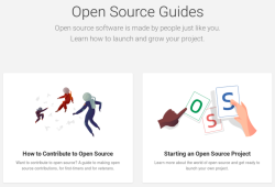 Фрагмент сайта Open Source Guides от GitHub Фрагмент сайта Open Source Guides от GitHub