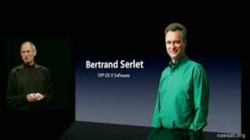 Стив Джобс и Бертран Серлет на WWDC 08 Стив Джобс и Бертран Серлет на WWDC 08