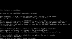 Процесс установки Coherent 4.2.10 Процесс установки Coherent 4.2.10